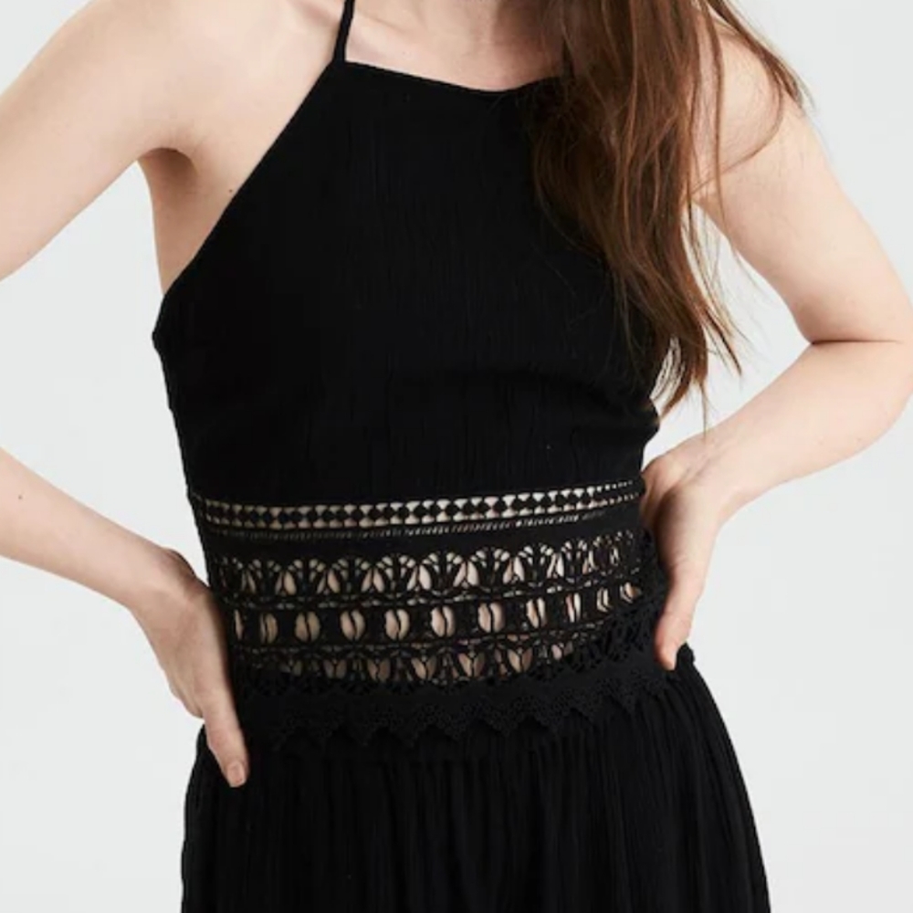 American eagle small tie up top